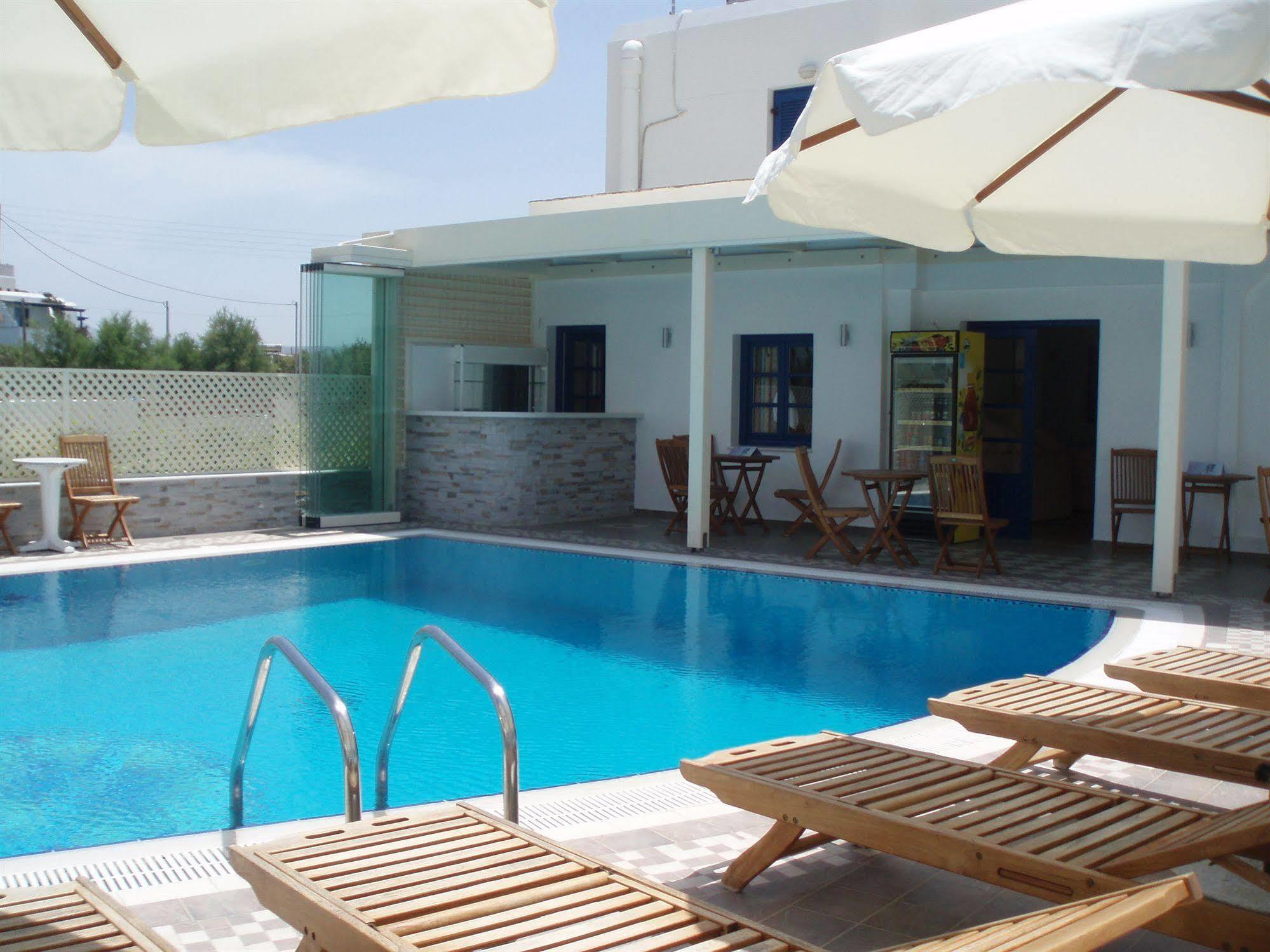 Katerina Hotel Agios Prokopios  Bagian luar foto